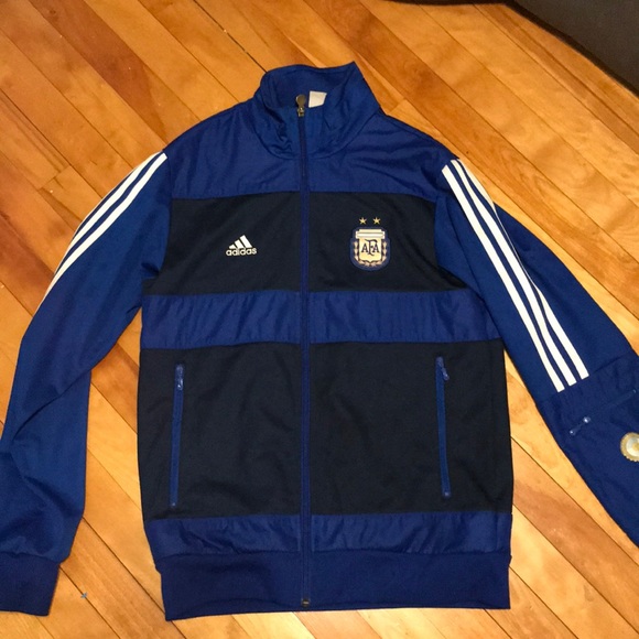 Adidas AFA Argentina Soccer Zip Up - Picture 8 of 9
